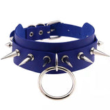 PU Punk Style Traction Rope Collar Chain Fun Traction Rope