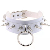PU Punk Style Traction Rope Collar Chain Fun Traction Rope