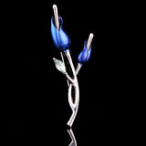 Personality Tulip Brooch Jewelry For Women/men Metal Scarf Wedding Gift