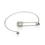 Vintage Stainless Steel Metal Nautical Wire Bangle Bracelet