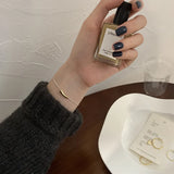 925 Sterling Silver Bracelet Female Ins Style Online Jewelry
