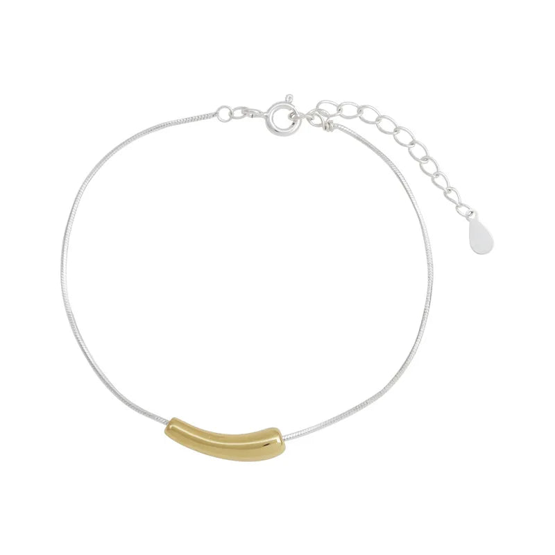 925 Sterling Silver Bracelet Female Ins Style Online Jewelry