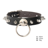 Punk Rivets Spiked Nails Women's Necklace Leather Collar