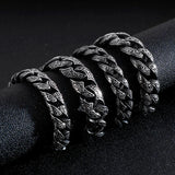 Men's Stainless Steel Interlocking Totem Pattern Bracelet