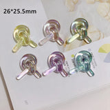 Minimalist Acrylic Resin Earring Patch, 10pcs