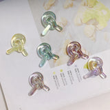Minimalist Acrylic Resin Earring Patch, 10pcs
