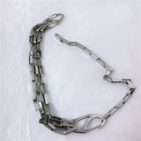 Fashionable street car wind metal chain necklace