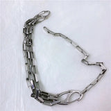 Fashionable street car wind metal chain necklace