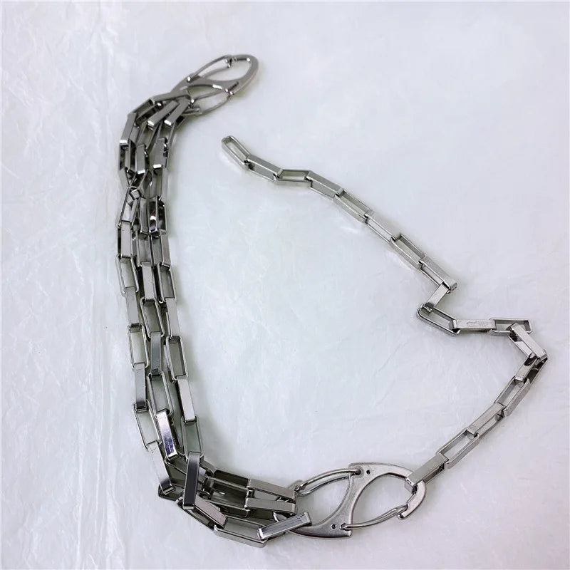 Fashionable street car wind metal chain necklace