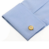 Personalized Men's French Cufflinks - Laser Engraved
