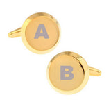 Personalized Men's French Cufflinks - Laser Engraved
