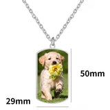 Custom Photo Pendant Necklace for Women