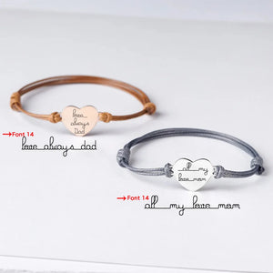 Personalized Couple Jewelry Name Bracelets Stainless Steel Engraved