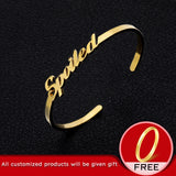 Custom Name Bracelet Stainless Steel Gift Bracelet