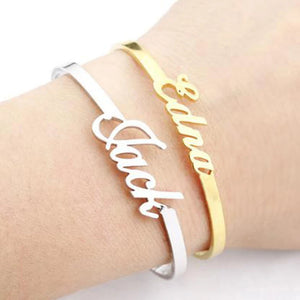Custom Name Bracelet Stainless Steel Gift Bracelet