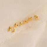 Personalized Name Initials Earrings Stainless Steel Letter Ear Studs