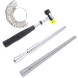 Professional Jewelry Tools Set with Sizer and Rubber Hammer
