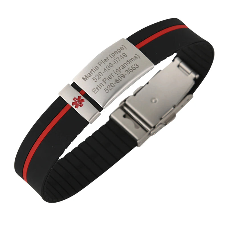 Kids Anti Lost SOS ID Safety Bracelet