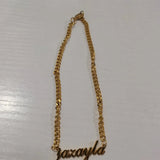 Custom Name Cuban Chain Bracelet