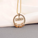 Personalized Dad Birthstone Necklace - Father's Day Gift
