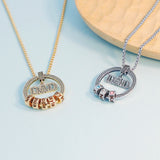 Personalized Dad Birthstone Necklace - Father's Day Gift
