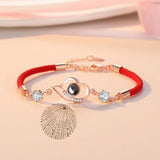 100 Languages I Love You Devil Eye Nano Projection Bracelet
