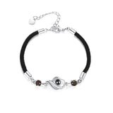 100 Languages I Love You Devil Eye Nano Projection Bracelet