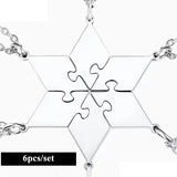 Personalized Sibling Puzzle Necklace Set BFF Necklaces