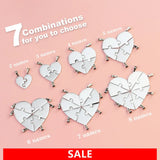 Family Heart Shape Necklace, Stainless Steel, 5 Stars Reviews
