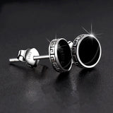 Men's 925 Sterling Silver Single Street Punk Hip-Hop Earring