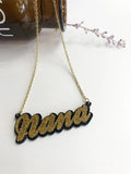 Custom Acrylic Name Necklace for Women Kids Jewelry