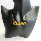 Custom Acrylic Name Necklace for Women Kids Jewelry
