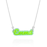 Personalized Acrylic Name Choker Necklace