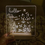 Acrylic To Do List Daily Moments Photo Memo Board with Wood Stand Holder