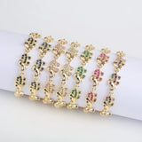 Elephant Bracelet Copper Zirconia Adjustable Woman Gift