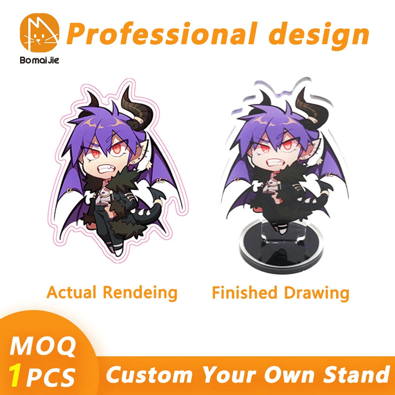 Custom Anime Character Acrylic Stand Keychain