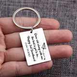 Grow Old Along With Me Keychain Bag Charm - Personalized Anniversary Gift