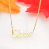 Custom Name Necklace Personalized Choker Stainless Steel Pendant Jewelry