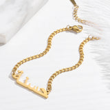 Personalized Arabic Bracelet Stainless Steel Bracelet Women Bracelet