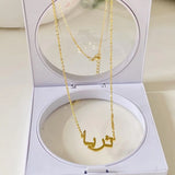 Arabic Name Necklace Stainless Steel Pendant