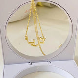 Arabic Name Necklace Stainless Steel Pendant