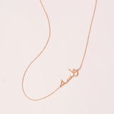 Custom Arabic Name Necklace, Steel Arabic Font Nameplate Mother's Gift
