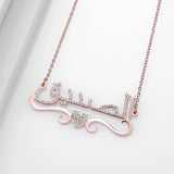 Custom Arabic Name Necklace Personalized Islamic Jewelry Gift