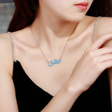 Personalized Arabic Necklace Stainless Steel Name Necklaces Pendant