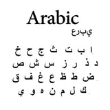Arabic Name Necklace Personalized Stainless Steel Choker Gift
