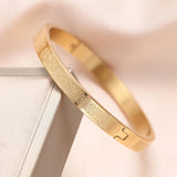 Personalized Ayatul Kursi Cuff Bangle Stainless Steel Arabic Bracelet