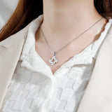Personalized Baby Feet Name Necklace with Birthstone Mothers Jewelry Gift