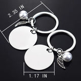 Custom Baby Keychain Newborn Birth Stats Gift Keyring