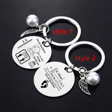 Custom Baby Keychain Newborn Birth Stats Gift Keyring