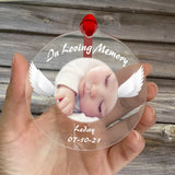 Custom Baby Loss Memorial Acrylic Pendant Ornament
